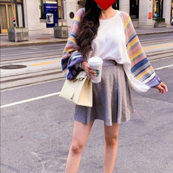 Free People Rainbow Dreams Balloon Sleeve Top We The Free - Picture 6 of 6